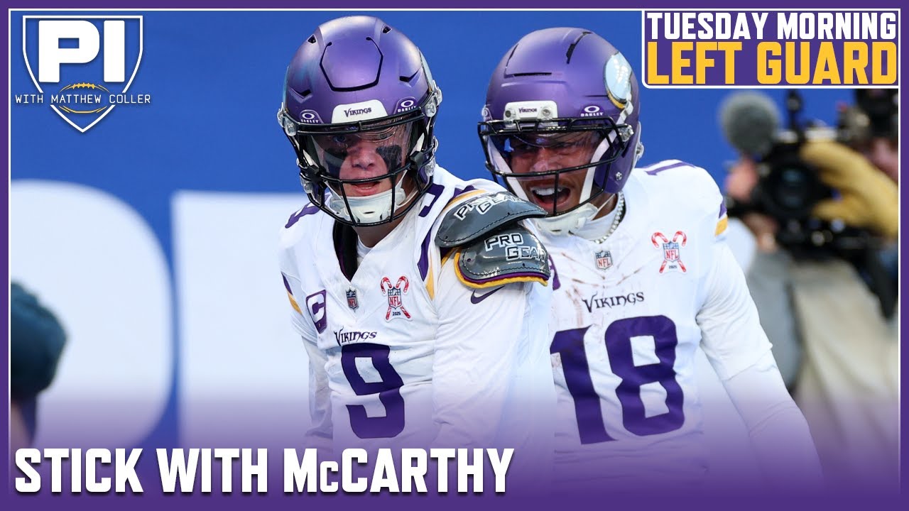 Jeremiah Sirles wants the Vikings to stick with JJ McCarthy in 2026 Jeremiah Sirles wants the Vikings to stick with JJ McCarthy in 2026