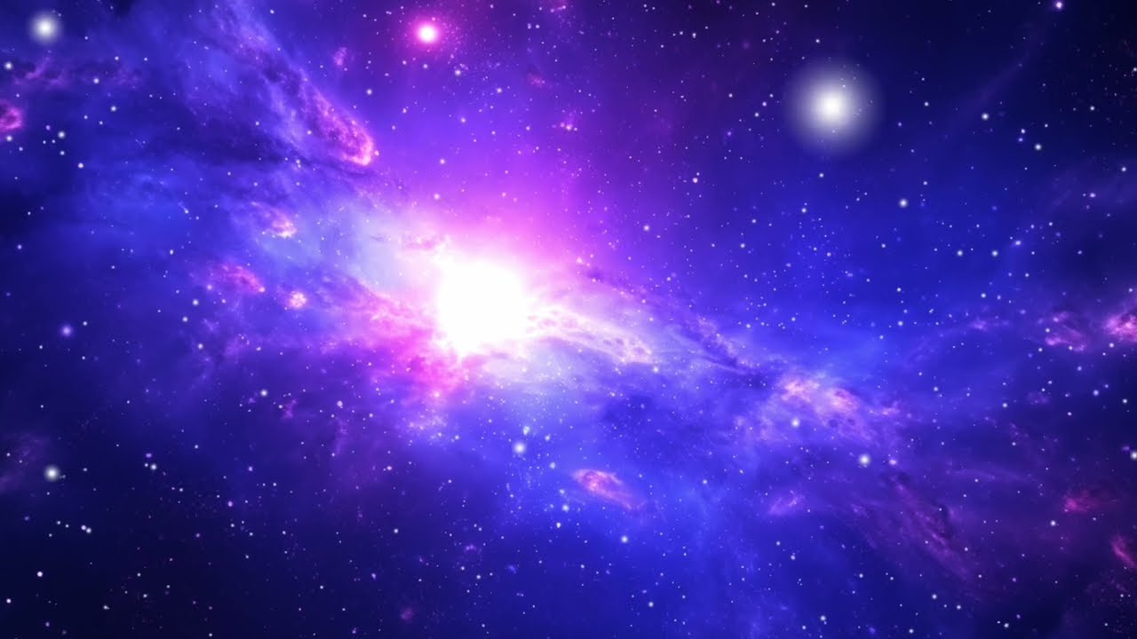 🌌 Lofi Beats With Galaxy Background 🔮 Purple Space Wallpaper With Chill Lofi Music For Relaxing 💜