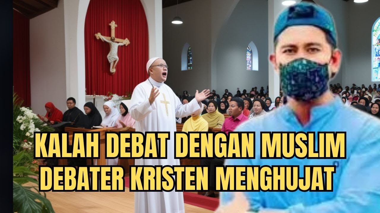 KALAH DEBAT DENGAN MUSLIM DEBATER KRISTEN INI MENGHUJAT