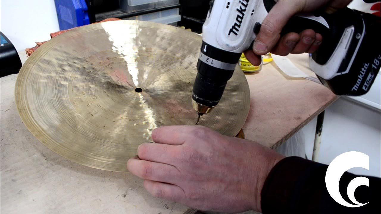 How to add rivets to a cymbal. YouTube