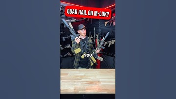 Quad Rail vs M-Lok AR15? #shorts