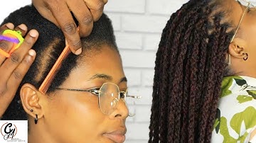 How To Grip CHAIN TWIST On 4c Short Natural Hair | Weak Hairline | Chain Twist Tutorial.