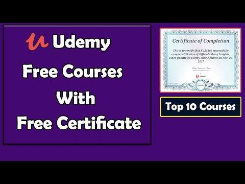 Udemy Free Courses With Certificate 2020 | Free Certificate Online | Udemy Free Courses