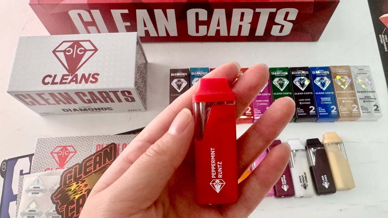 New Clean Carts 2ml empty disposable vape pen