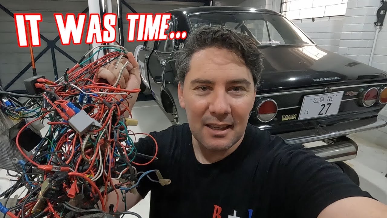 Mazda RX2 | DIY Race Car Wiring!! YOU Can Do This Too! - YouTube