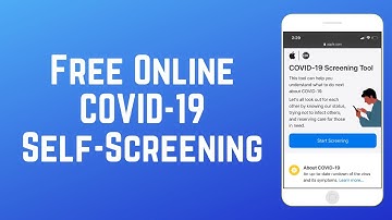 How to Use the FREE Online COVID-19 Self-Screening Tool by Apple & CDC
