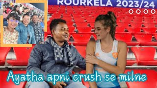 Aaya tha Apni Crush se Milne 🤔 Hockey Pro League NED vs INDIA #rourkelayoutuber