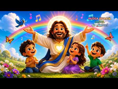 Deus é Bom Pra Mim | A Alegria de Jesus | 1 Hora de Louvor Infantil Animado | Gabi Gospel Kids