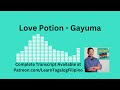 Love Potion - Gayuma - Patreon.com/learntagalogfilipino