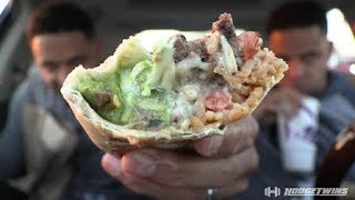 EATING TACO BELL XXL GRILLED STUFT BURRITO®  @HODGETWINS