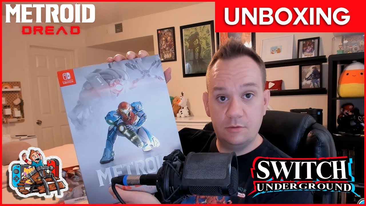 Metroid Dread Collectors Edition and Amiibo Unboxing Nintendo Switch