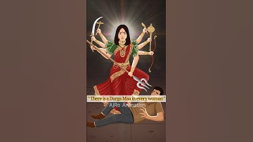 " There is a Durga Maa in every woman " #durga #trending #ajroanimation #shorts