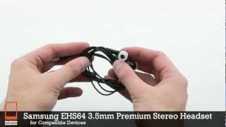 Samsung Ehs64 3.5Mm Premium Stereo Headset W Remote And Mic