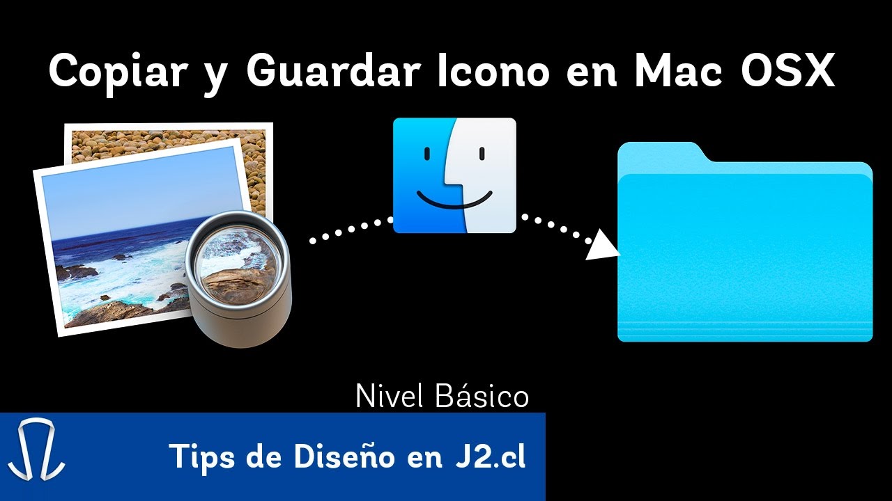 Copiar y Guardar iconos de Mac OSX - YouTube
