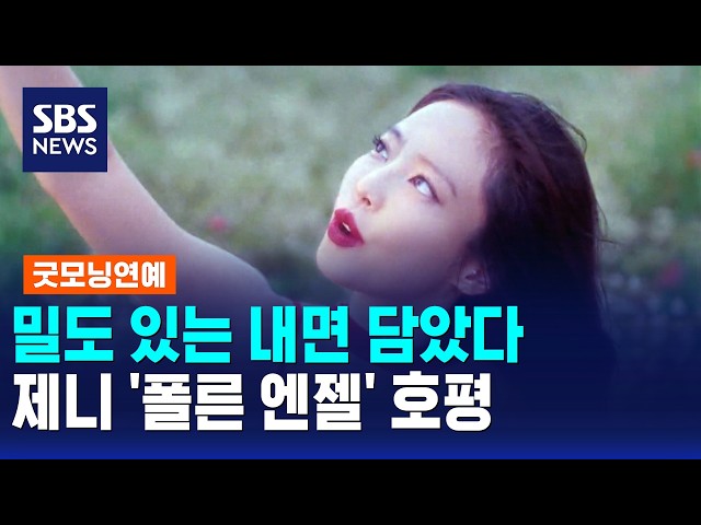 밀도 있는 내면 담았다..제니 '폴른 엔젤' 호평 / 굿모닝연예 / SBS 모닝와이드 2부
