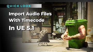 Import Audio Files with Timecode in Unreal Engine 5.1