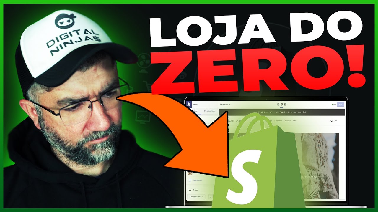 COMO CRIAR UMA LOJA DE DROPSHIPPING NA SHOPIFY DO ZERO [TUTORIAL 2022] 😍