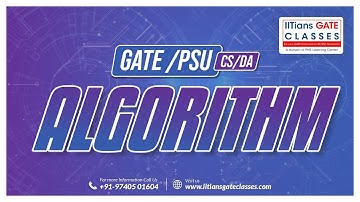 Algorithm L5 | Useful for GATE CSE, UGC Net and PSU | GATE Computer Science Online Coaching