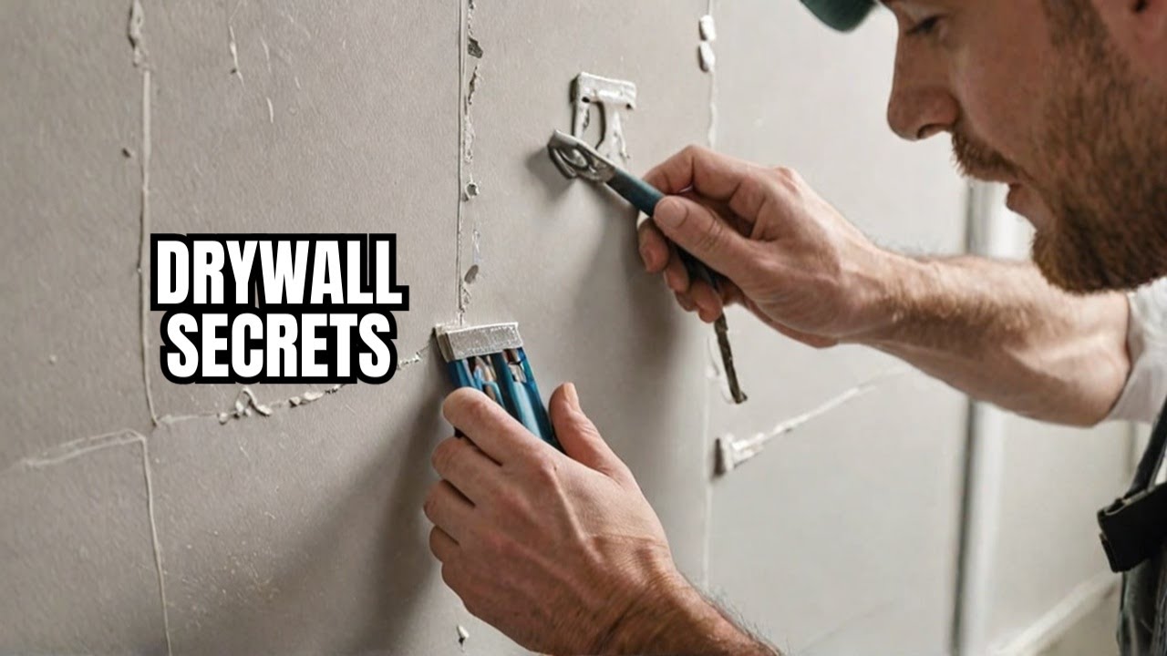 Easy Drywall repair hacks! Secret tip! YouTube