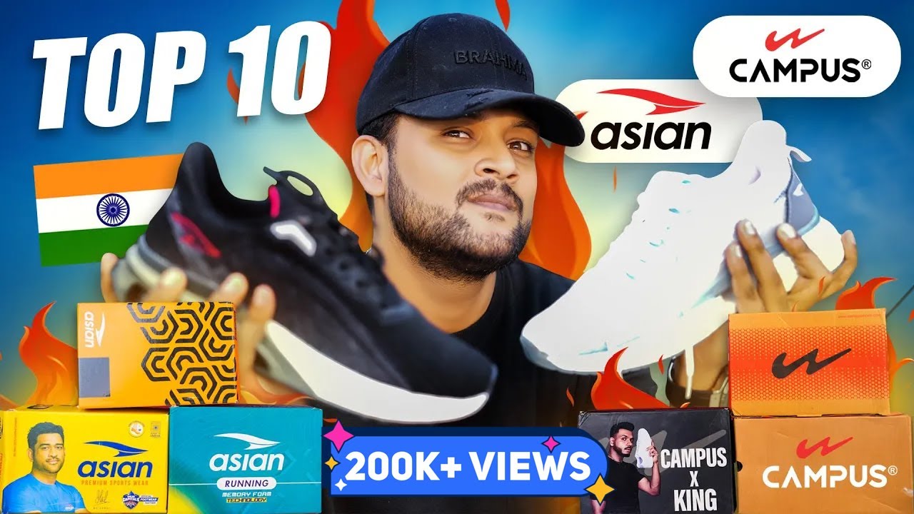 🔥 10 Best Budget Shoes/Sneakers Under 1000/2000 | ASIAN vs CAMPUS Haul ...