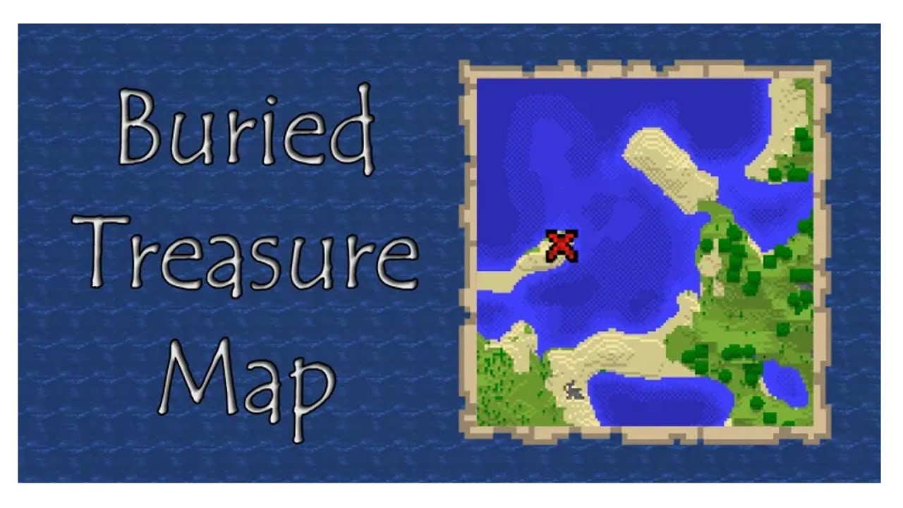 Finding The Buried Treasure map in Smp - YouTube