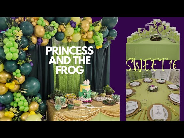 Princess And Frog Birthday Invitations