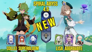 C6 Collei Superbloom & C6 Lisa Aggravate | Spiral Abyss Version 4.6