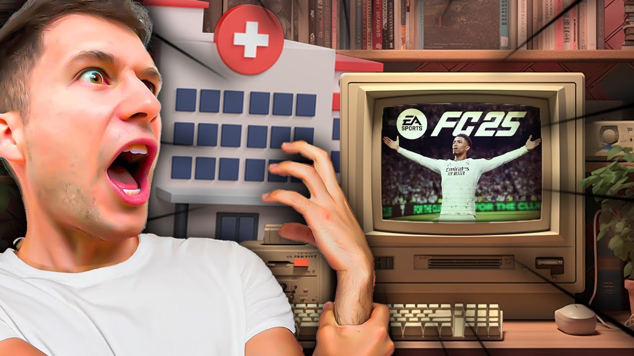FUI PARAR NO HOSPITAL POR CAUSA DO EA FC!! (É SERIO!!) 🚨🚨