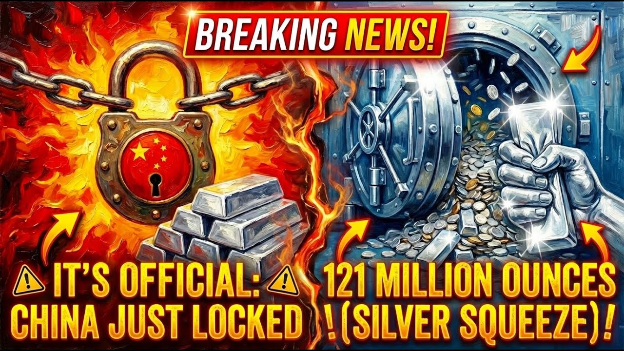 IT'S OFFICIAL: China Just Locked 121 Million Ounces (Silver Squeeze)