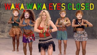 Ed Sheeran vs. Shakira and U2 - Waka Waka Eyes Closed (Mashup)