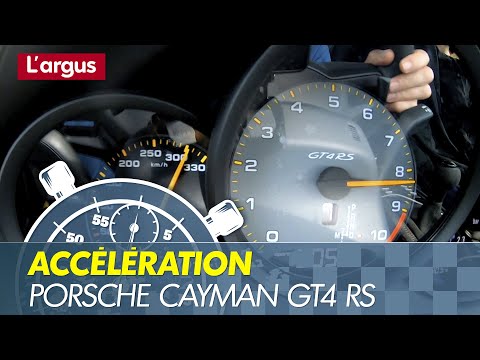 Accélération Porsche 718