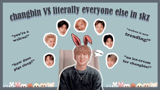 Changbin VS literally everyone else in Stray Kids