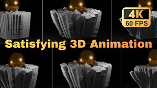 1000kg Gold Ball VS 1'000'000 Cubes - Physics Simulation Compilation