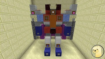 Minecraft - How To Build Transformers G1 Starscream