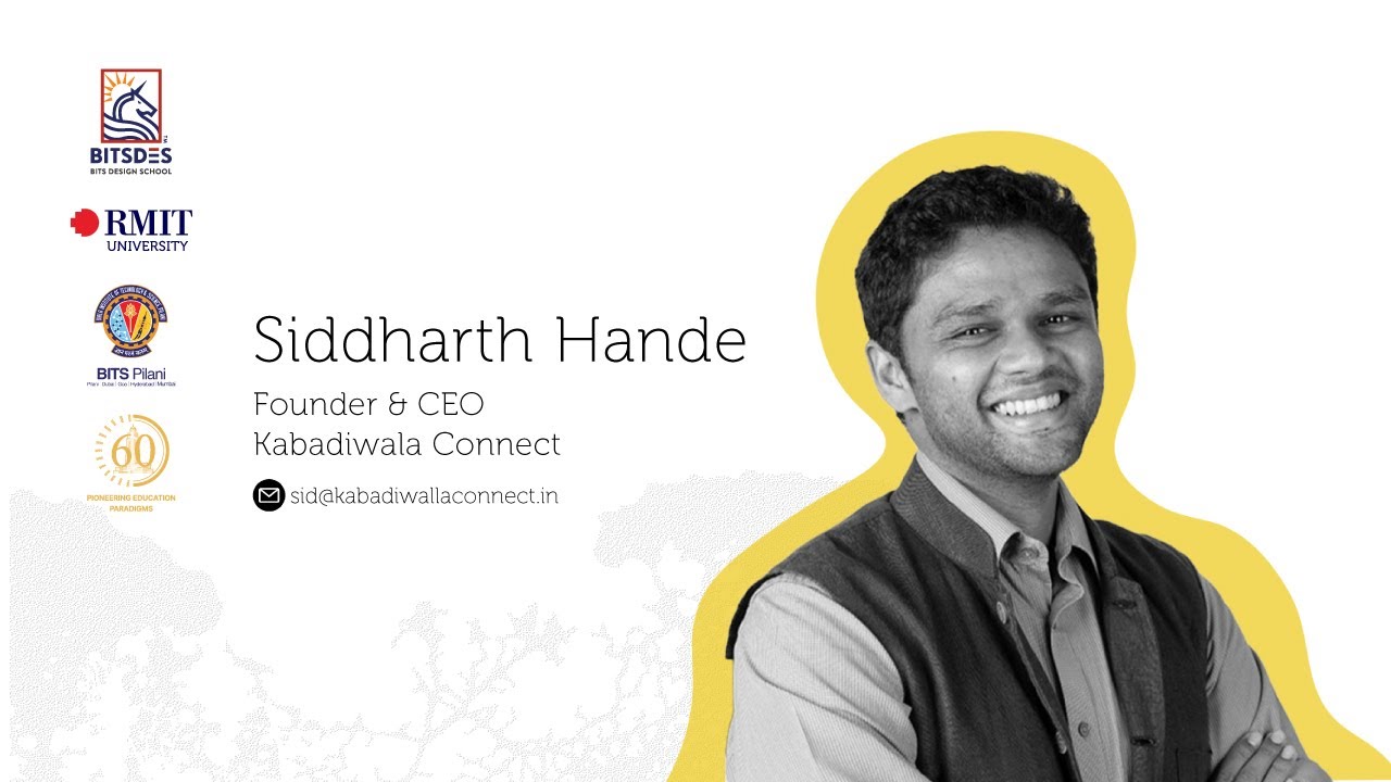 Care Value Place: Siddharth Hande, Founder & CEO, Kabadiwala Connect ...
