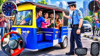 Tuk Tuk Rickshaw Driving Game: 3D Rickshaw Pick Drop Passenger Transport! For Android Gameplay screenshot 5