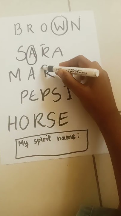 How To Find Your Spirit Name Tik Tok How to find your SPIRIT NAME... - YouTube