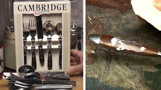 Flatware Show & Tell - Cambridge Bistro Flatware | Polishing CHEFS BISTRO flatware handles