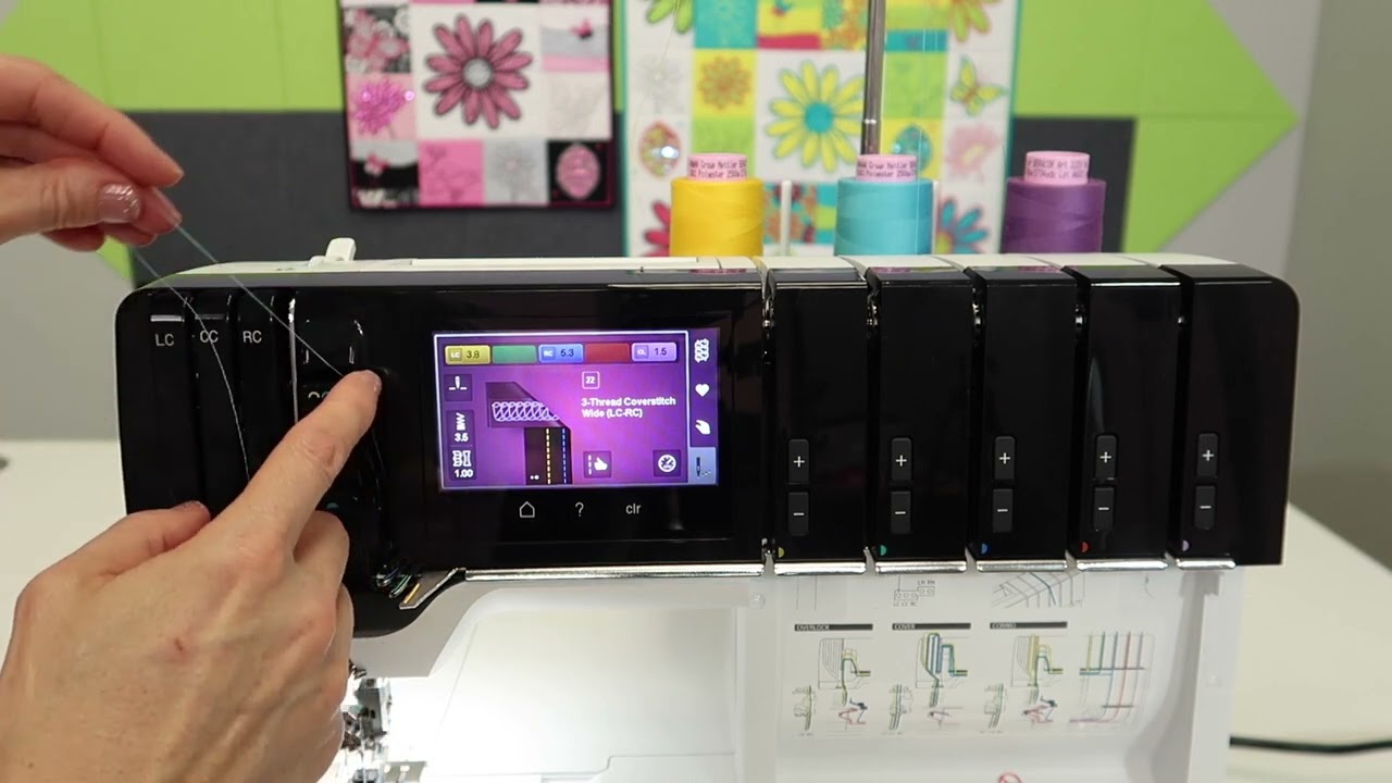 BERNINA L890 Converting from Overlock to Coverstitch