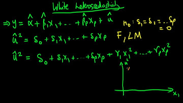 A Full Course in Econometrics Lecture 117 | The White Test for Heteroscedasticity