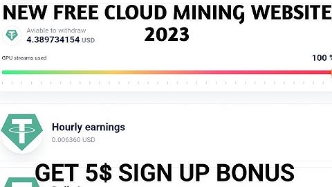 New Free Cloud Mining Website 2023 | Free USDT Cloud Mining Website 2023