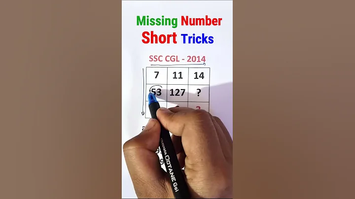 Find the Missing Number ? #shorts  #ssccgl #sscchsl #ssc #sscgd #sscmts #ssc_cgl #sss