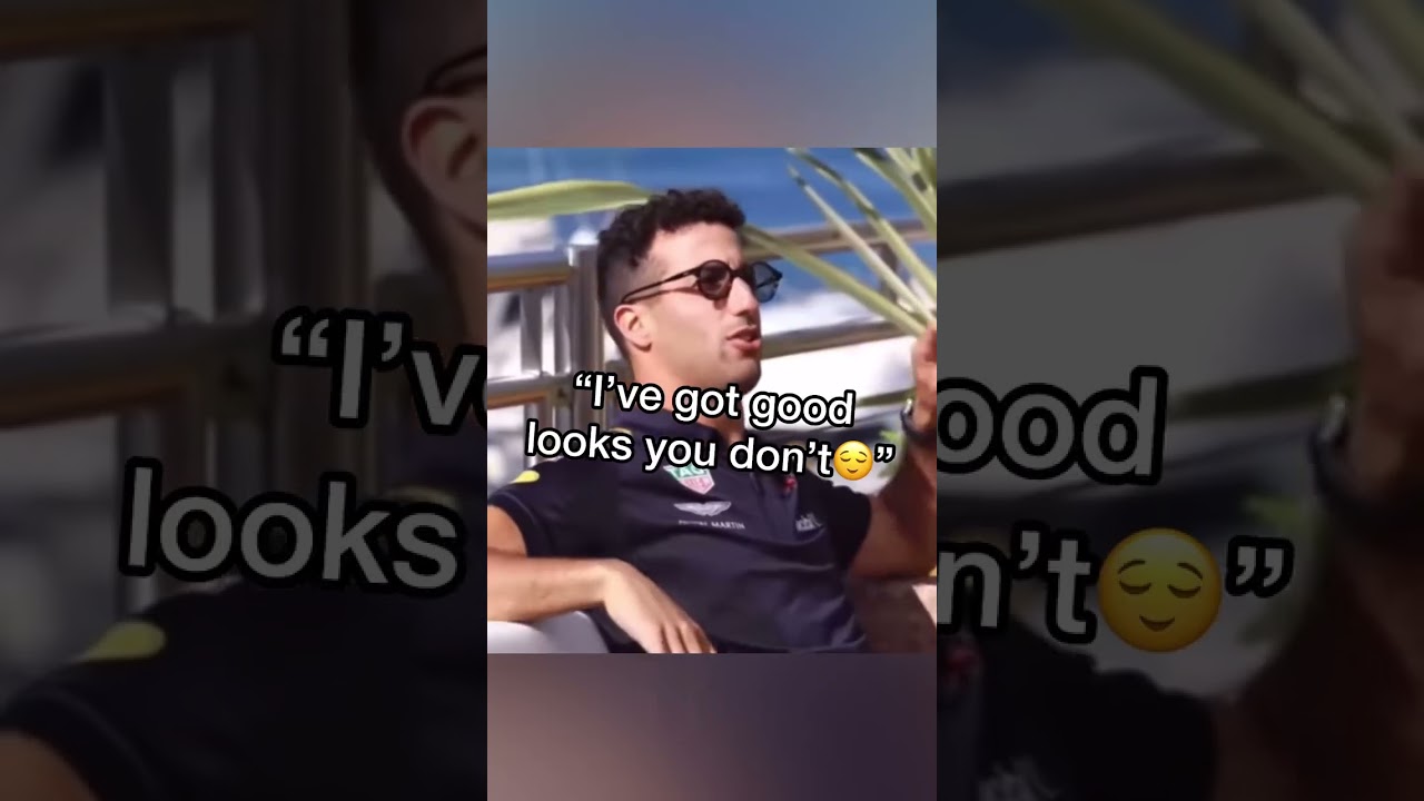 Daniel Ricciardo being✨iconic✨for 1 minute and 32 seconds #f1 #formula1 #funny #fyp #trynottolaugh