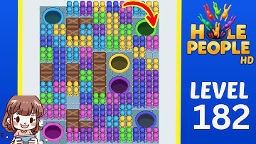 Hole People Level 182 Solution Walkthrough