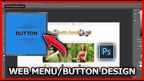PHOTOSHOP TUTORIALS : button, peeled edge, web menu, web palette design