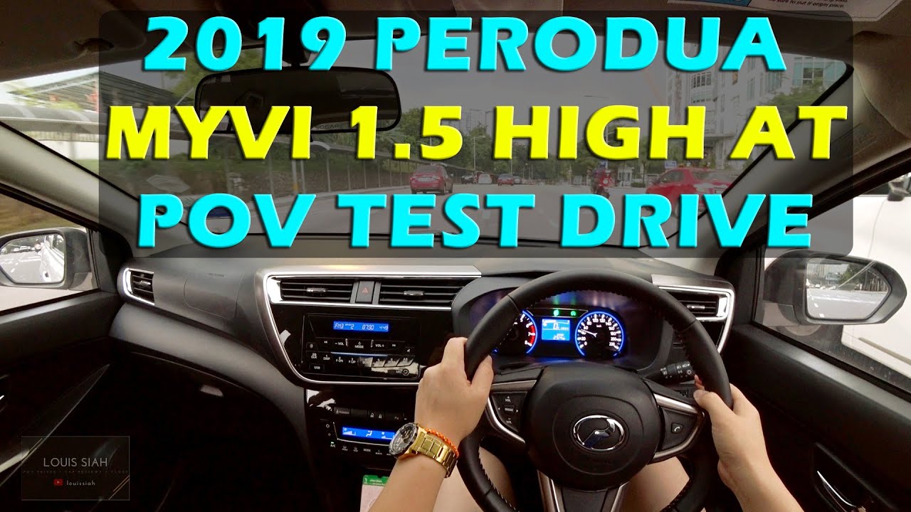 (2019) MALAYSIA PERODUA MYVI POV TEST DRIVE #myvi # 