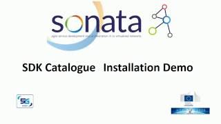 SONATA-NFV SDK Catalogue Demo v1 screenshot 1