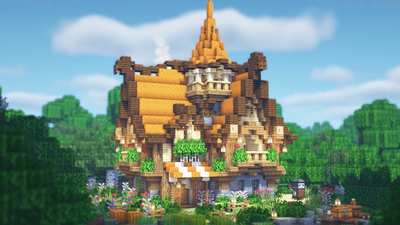 Minecraft, How to Build a MEDIEVAL Fantasy House