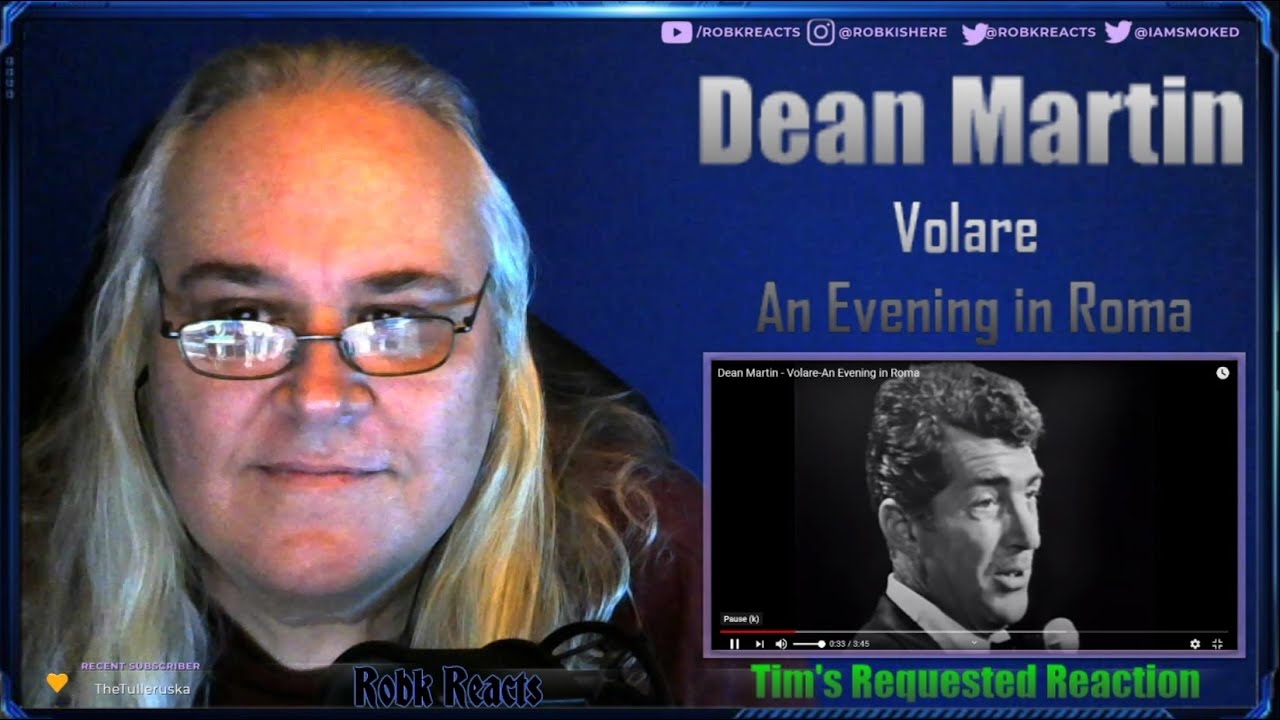 Dean Martin - Volare - An Evening in Roma - Requested Reaction - YouTube