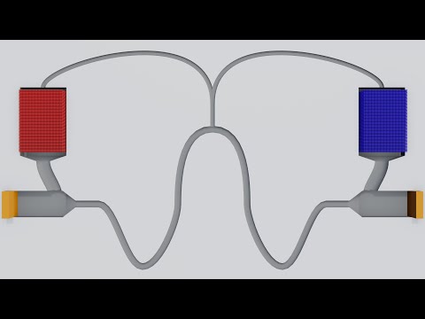 Particle Simulation #45 : Move Like Fluid Simulation